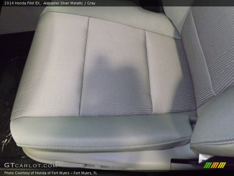 Alabaster Silver Metallic / Gray 2014 Honda Pilot EX