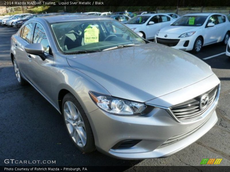 Liquid Siver Metallic / Black 2014 Mazda MAZDA6 Touring