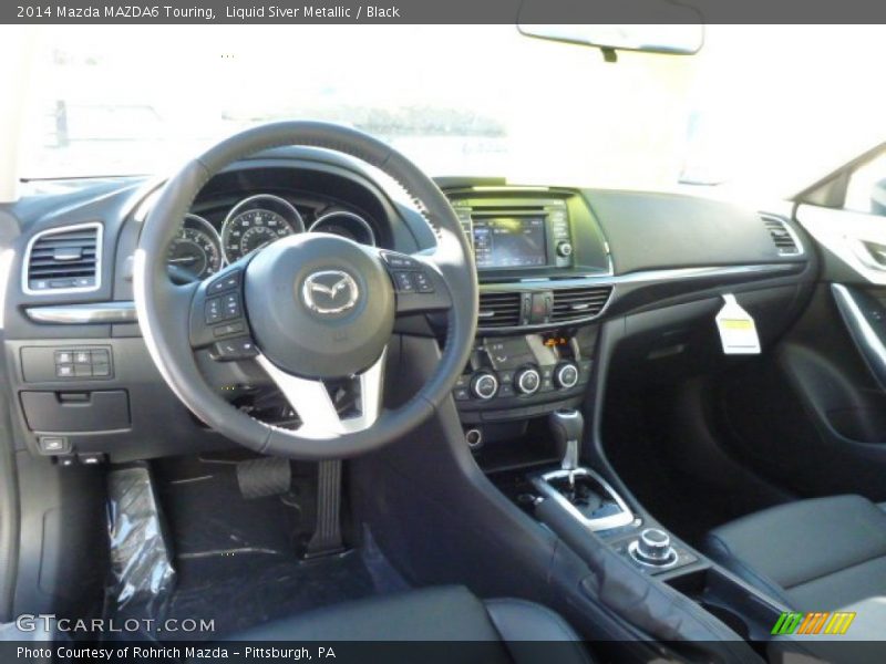 Liquid Siver Metallic / Black 2014 Mazda MAZDA6 Touring