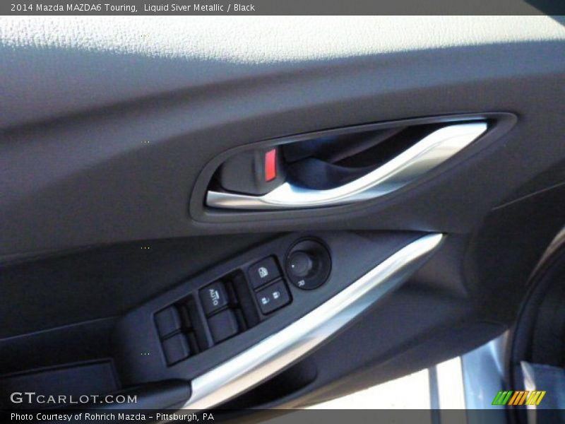 Liquid Siver Metallic / Black 2014 Mazda MAZDA6 Touring
