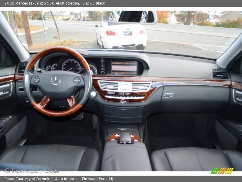 Black / Black 2008 Mercedes-Benz S 550 4Matic Sedan