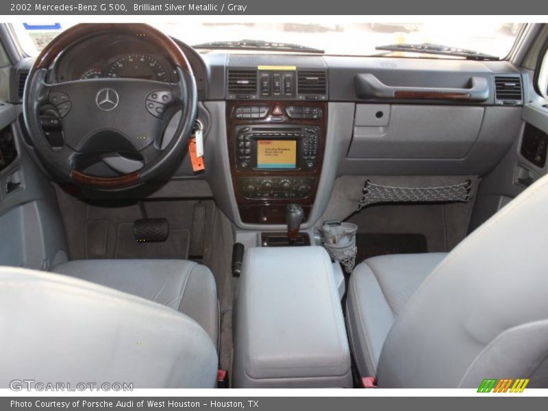 Brilliant Silver Metallic / Gray 2002 Mercedes-Benz G 500