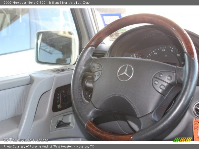 Brilliant Silver Metallic / Gray 2002 Mercedes-Benz G 500