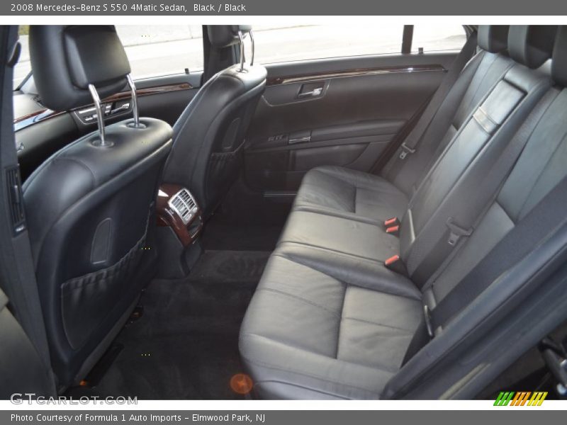 Black / Black 2008 Mercedes-Benz S 550 4Matic Sedan