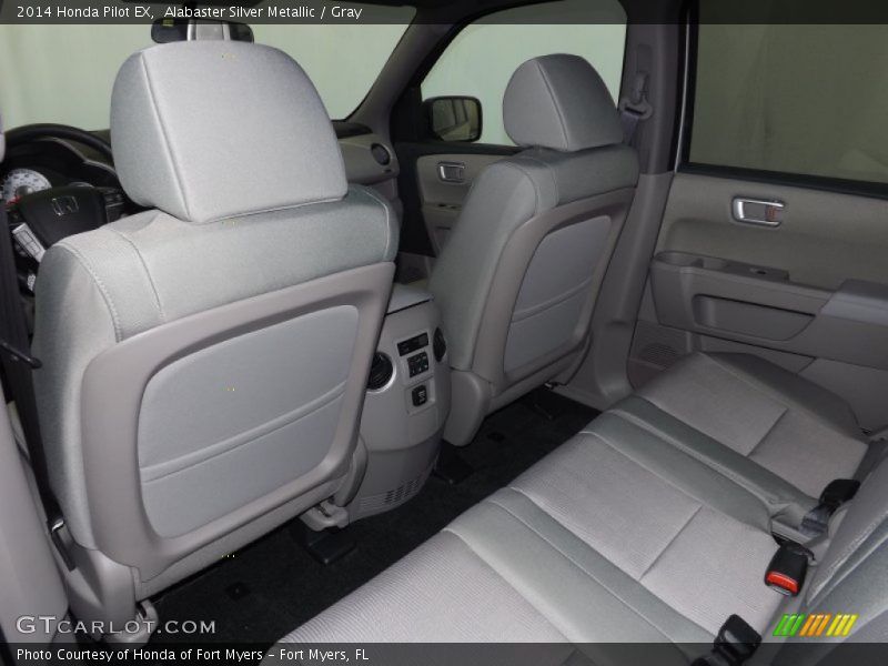 Alabaster Silver Metallic / Gray 2014 Honda Pilot EX