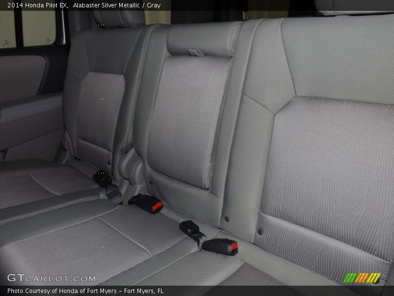 Alabaster Silver Metallic / Gray 2014 Honda Pilot EX