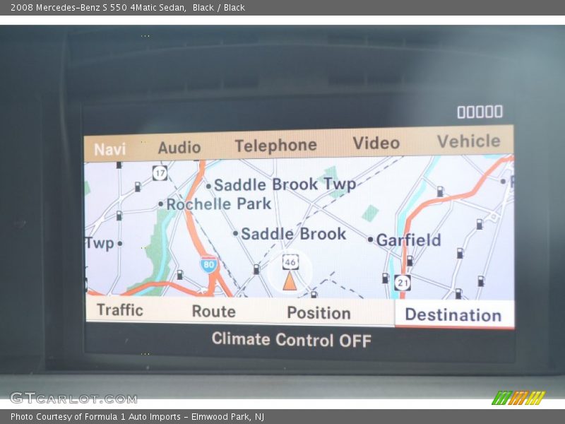 Black / Black 2008 Mercedes-Benz S 550 4Matic Sedan