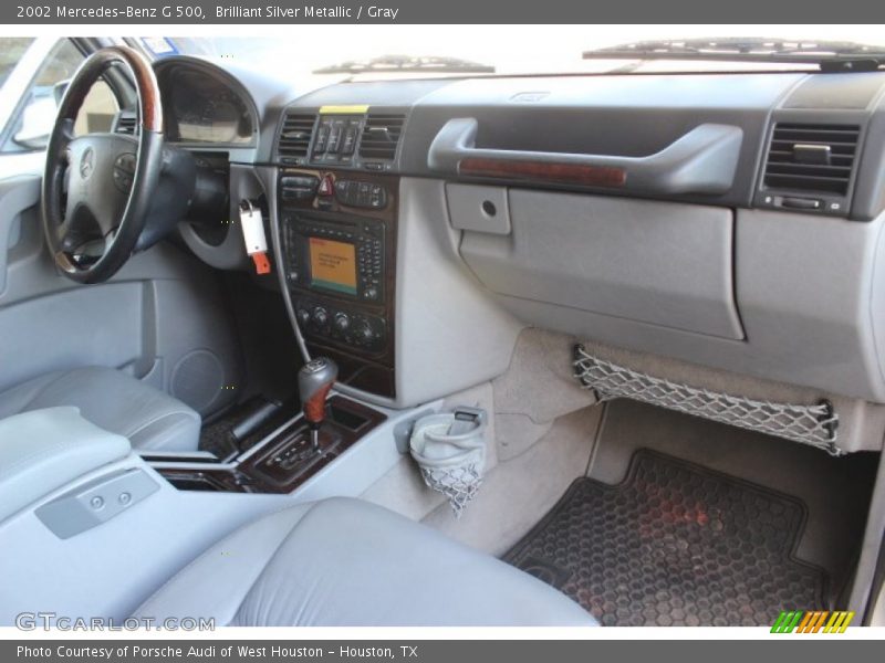 Brilliant Silver Metallic / Gray 2002 Mercedes-Benz G 500