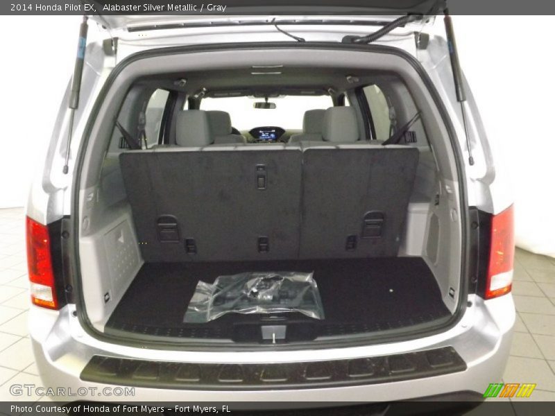 Alabaster Silver Metallic / Gray 2014 Honda Pilot EX
