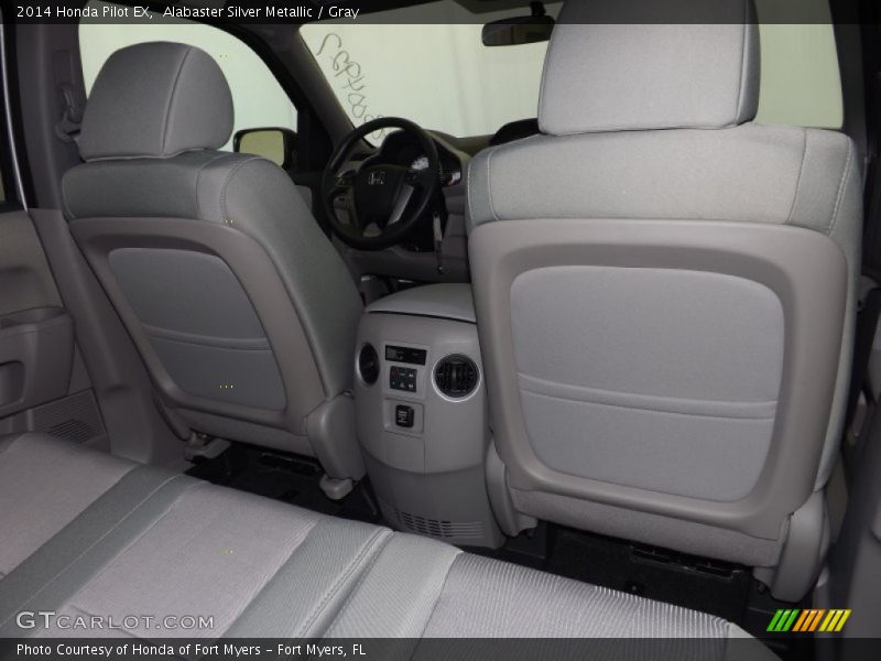 Alabaster Silver Metallic / Gray 2014 Honda Pilot EX