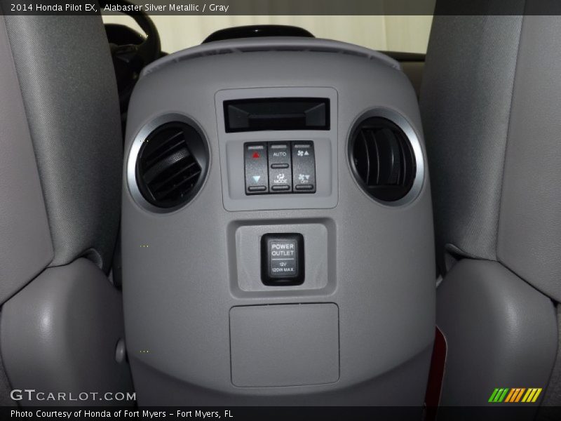 Alabaster Silver Metallic / Gray 2014 Honda Pilot EX