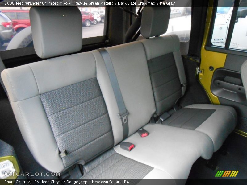 Rescue Green Metallic / Dark Slate Gray/Med Slate Gray 2008 Jeep Wrangler Unlimited X 4x4