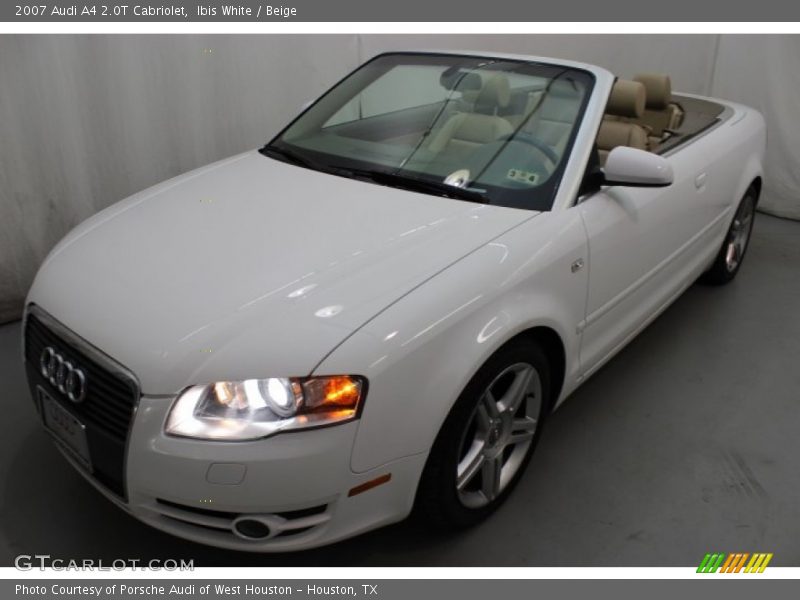 Front 3/4 View of 2007 A4 2.0T Cabriolet