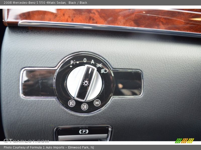 Black / Black 2008 Mercedes-Benz S 550 4Matic Sedan