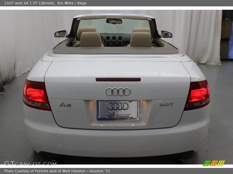 Ibis White / Beige 2007 Audi A4 2.0T Cabriolet