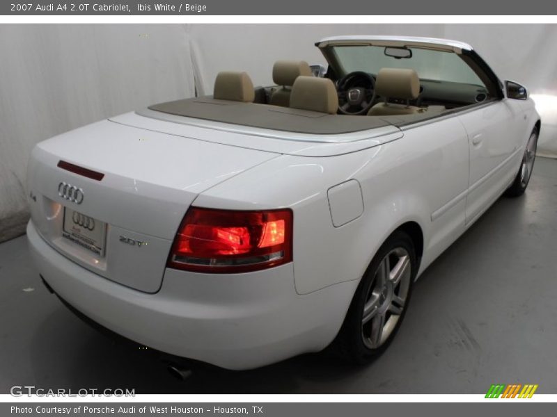 Ibis White / Beige 2007 Audi A4 2.0T Cabriolet