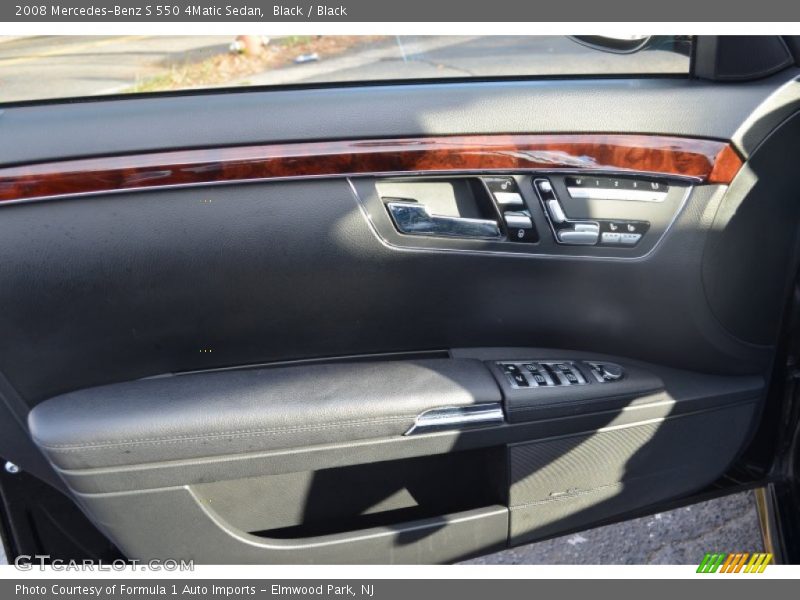 Black / Black 2008 Mercedes-Benz S 550 4Matic Sedan