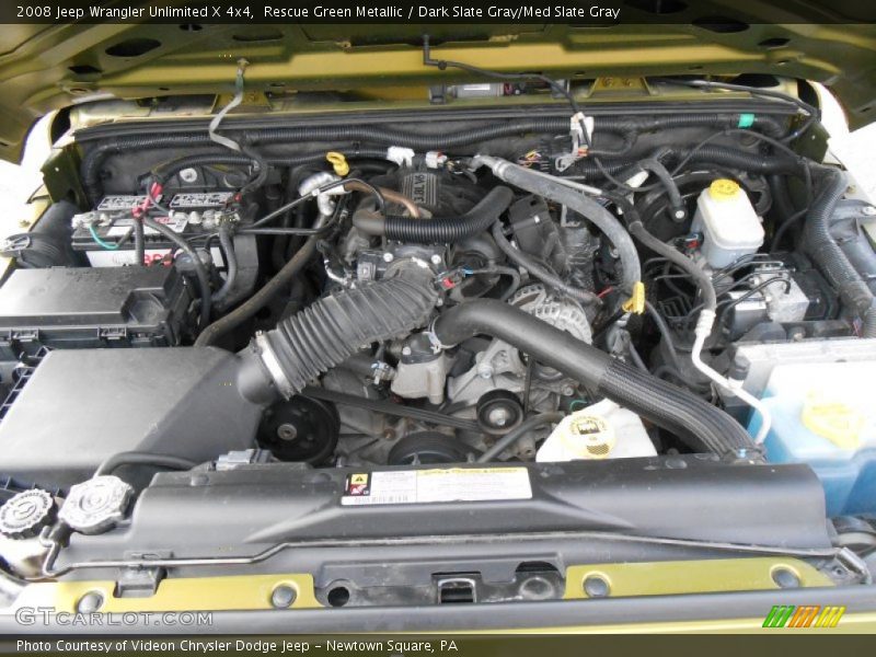 Rescue Green Metallic / Dark Slate Gray/Med Slate Gray 2008 Jeep Wrangler Unlimited X 4x4
