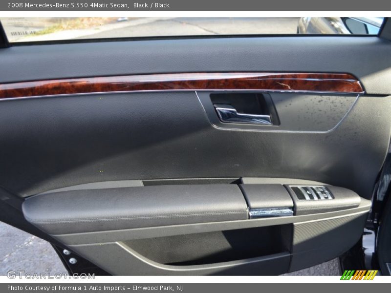 Black / Black 2008 Mercedes-Benz S 550 4Matic Sedan
