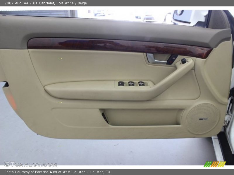 Ibis White / Beige 2007 Audi A4 2.0T Cabriolet