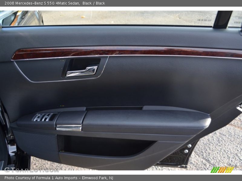 Black / Black 2008 Mercedes-Benz S 550 4Matic Sedan