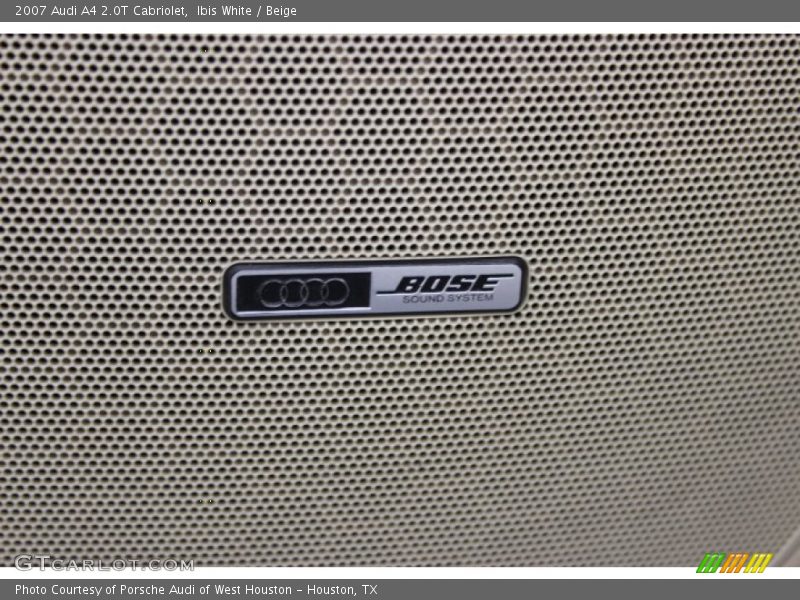 Ibis White / Beige 2007 Audi A4 2.0T Cabriolet