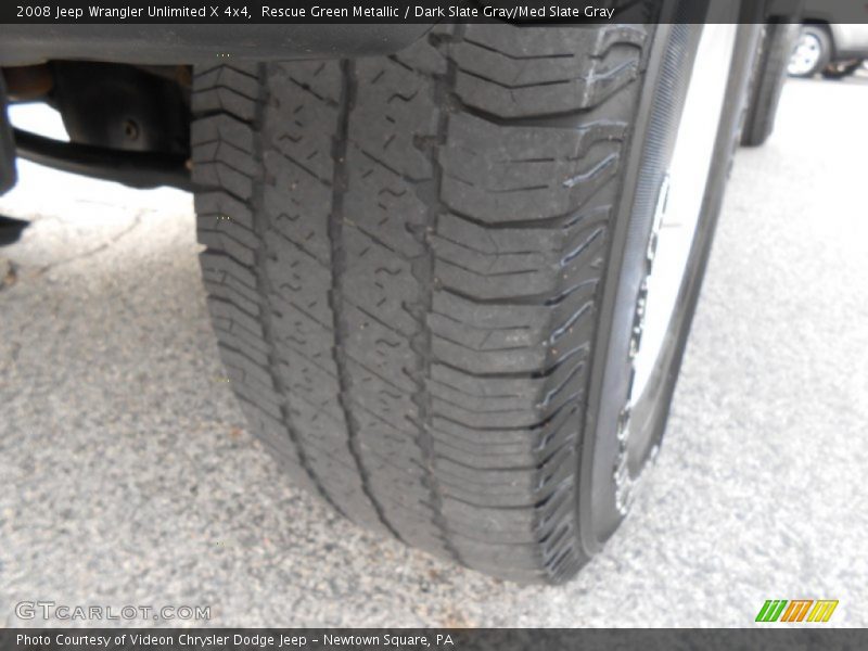 Rescue Green Metallic / Dark Slate Gray/Med Slate Gray 2008 Jeep Wrangler Unlimited X 4x4