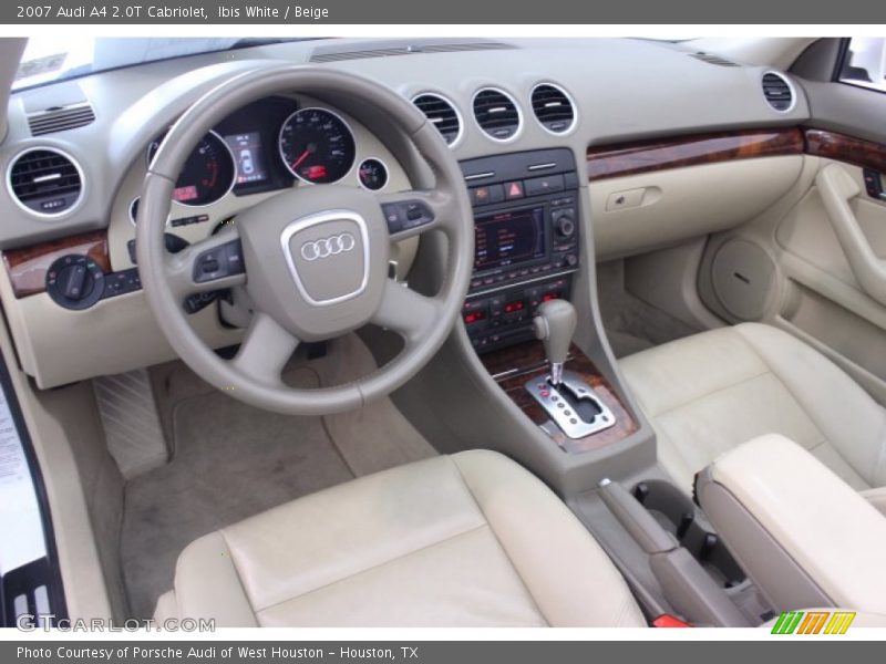 2007 A4 2.0T Cabriolet Beige Interior