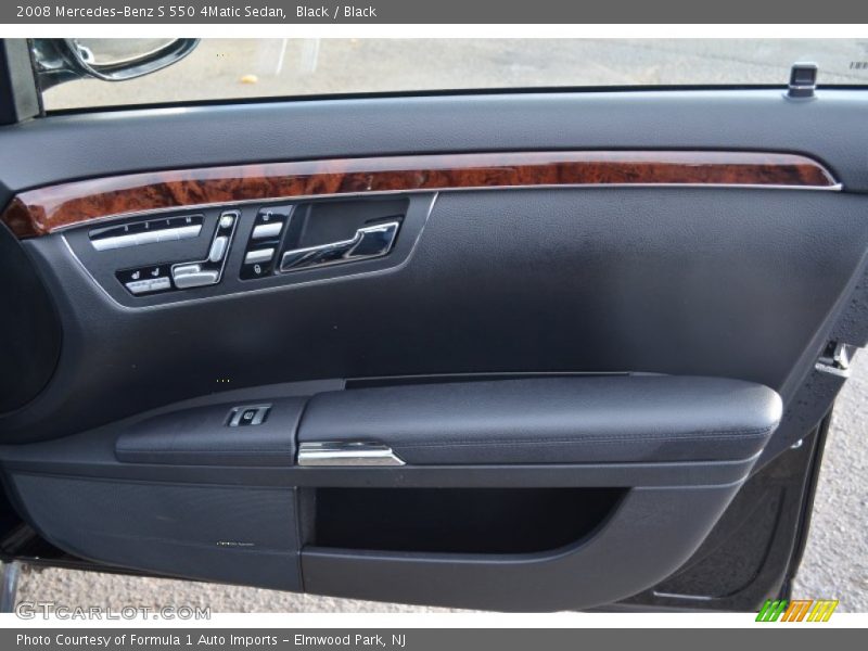 Black / Black 2008 Mercedes-Benz S 550 4Matic Sedan