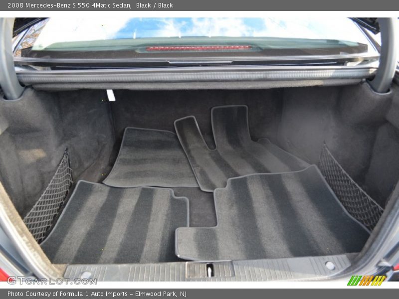 Black / Black 2008 Mercedes-Benz S 550 4Matic Sedan