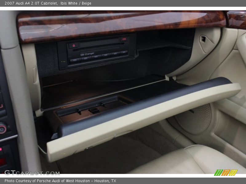 Ibis White / Beige 2007 Audi A4 2.0T Cabriolet