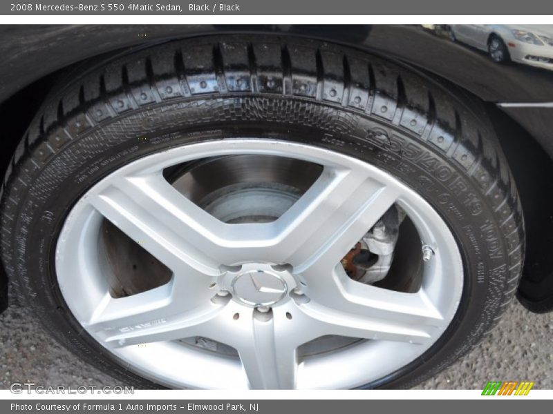 Black / Black 2008 Mercedes-Benz S 550 4Matic Sedan
