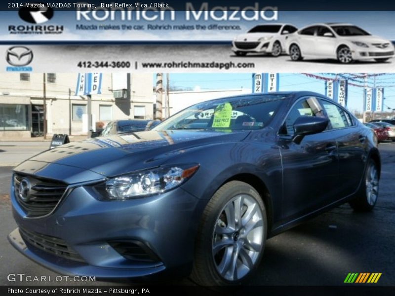 Blue Reflex Mica / Black 2014 Mazda MAZDA6 Touring