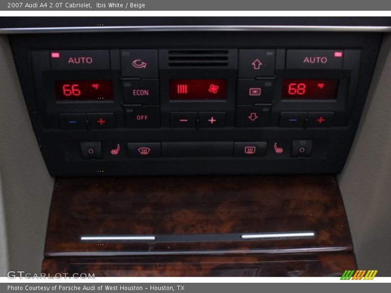 Ibis White / Beige 2007 Audi A4 2.0T Cabriolet