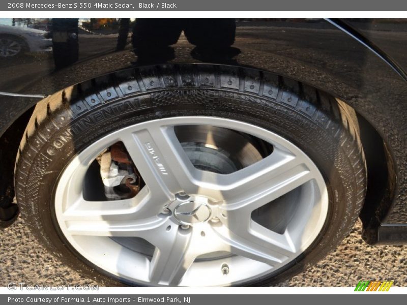 Black / Black 2008 Mercedes-Benz S 550 4Matic Sedan