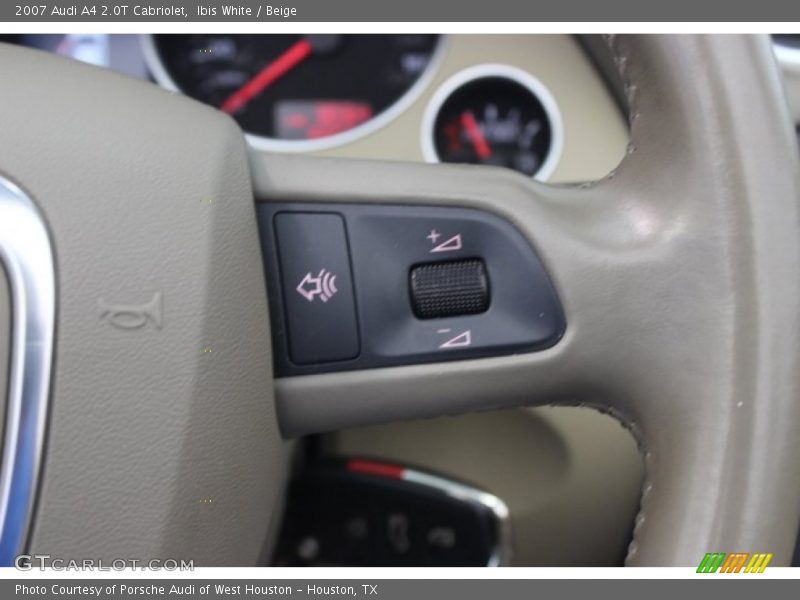 Ibis White / Beige 2007 Audi A4 2.0T Cabriolet