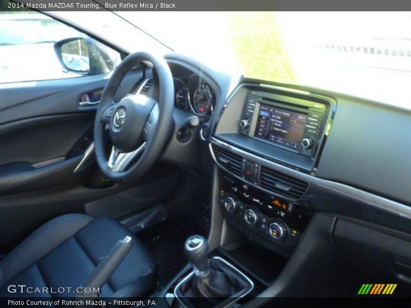 Blue Reflex Mica / Black 2014 Mazda MAZDA6 Touring