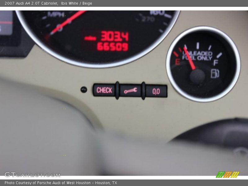 Ibis White / Beige 2007 Audi A4 2.0T Cabriolet