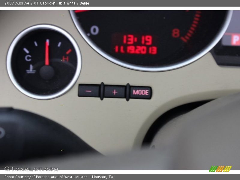 Ibis White / Beige 2007 Audi A4 2.0T Cabriolet