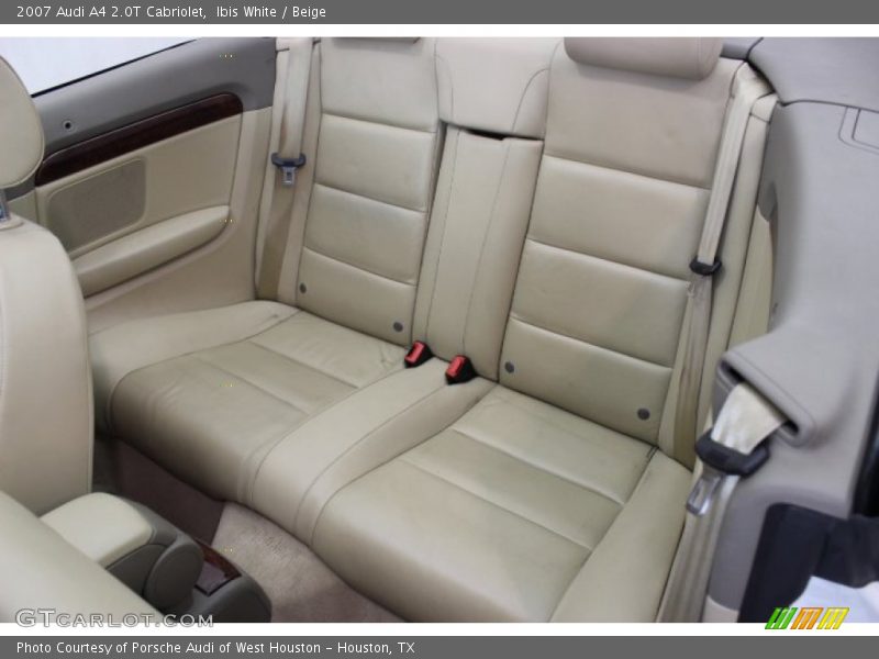 Ibis White / Beige 2007 Audi A4 2.0T Cabriolet