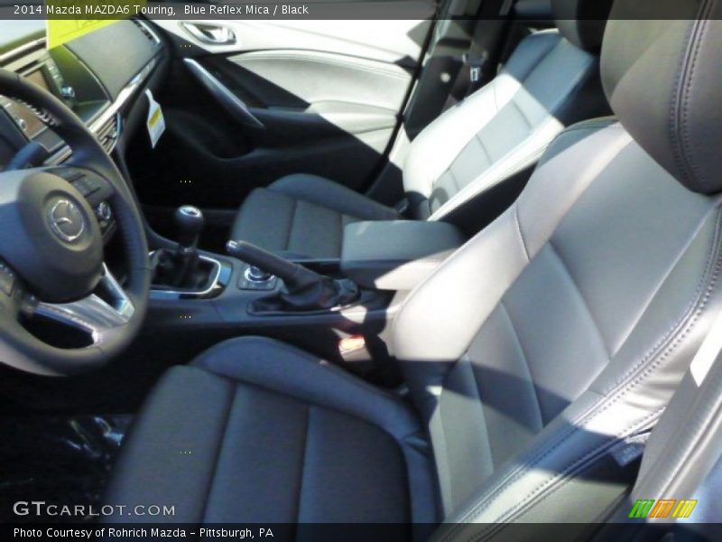 Blue Reflex Mica / Black 2014 Mazda MAZDA6 Touring