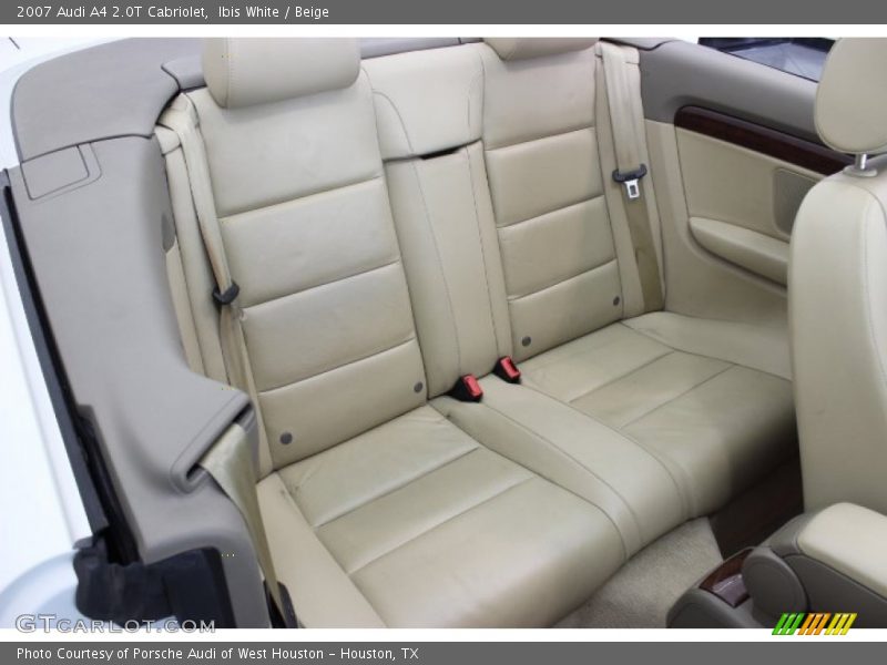Ibis White / Beige 2007 Audi A4 2.0T Cabriolet