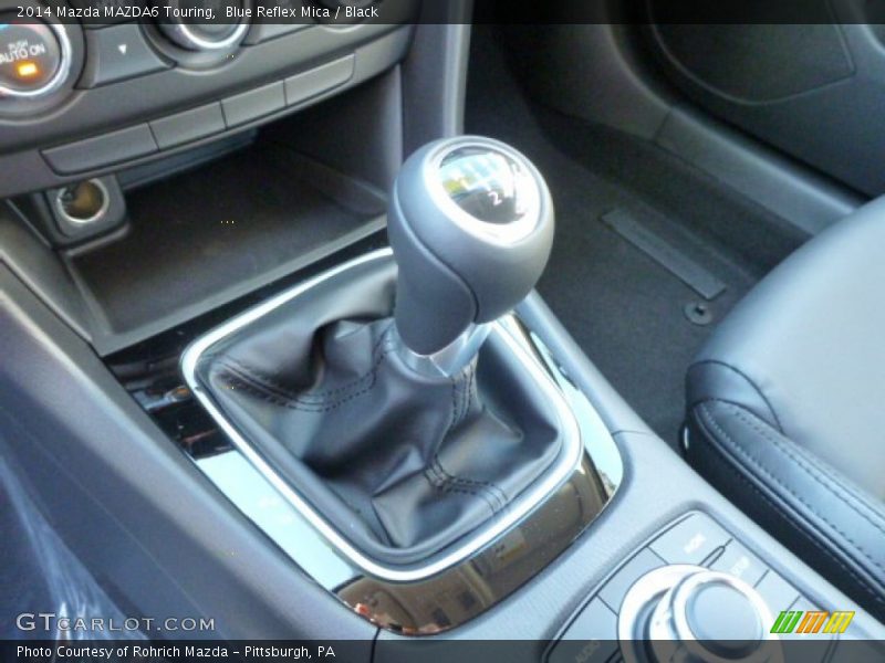 Blue Reflex Mica / Black 2014 Mazda MAZDA6 Touring