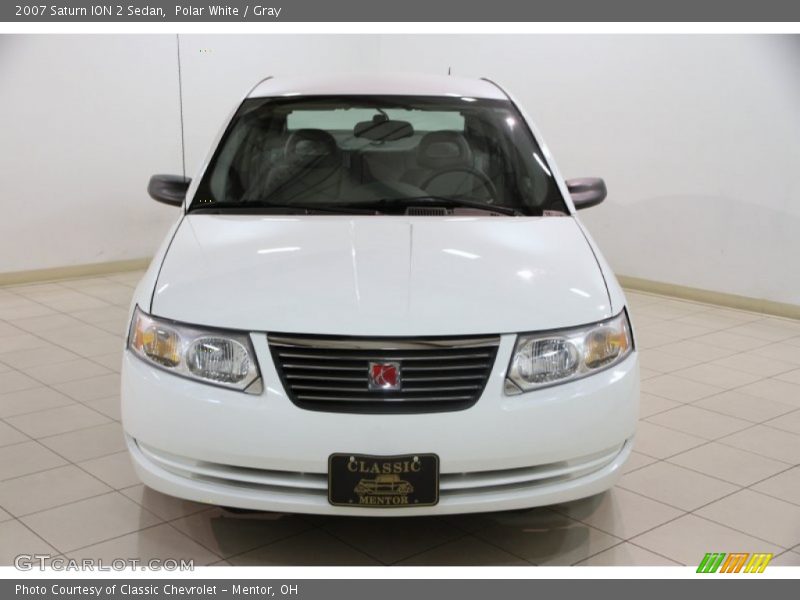 Polar White / Gray 2007 Saturn ION 2 Sedan