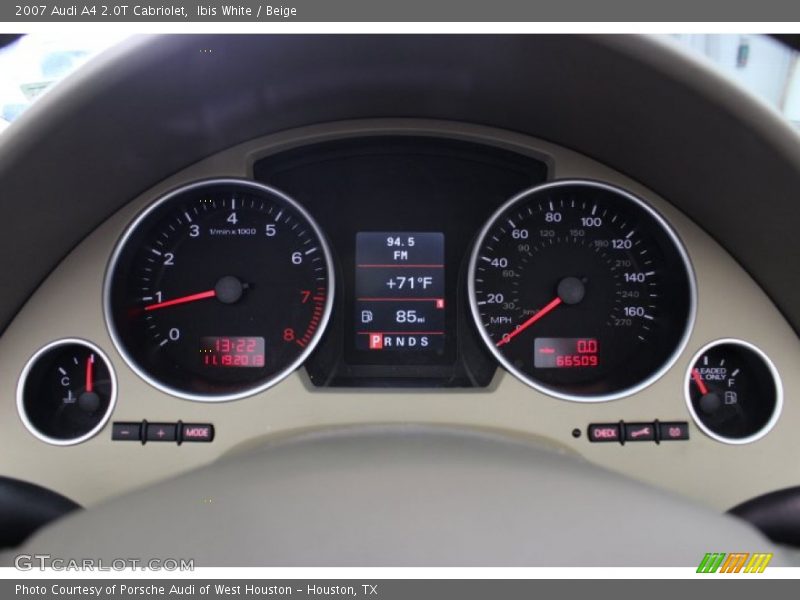 Ibis White / Beige 2007 Audi A4 2.0T Cabriolet