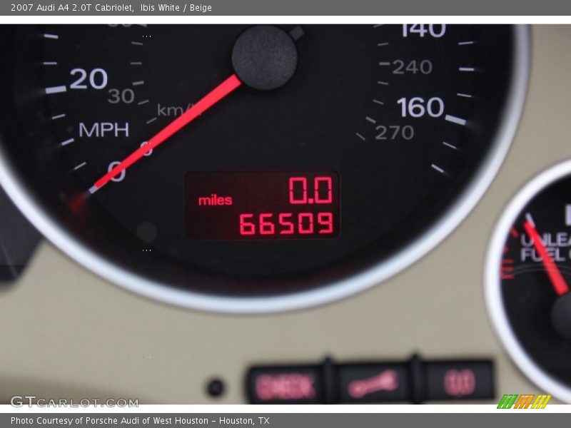 Ibis White / Beige 2007 Audi A4 2.0T Cabriolet