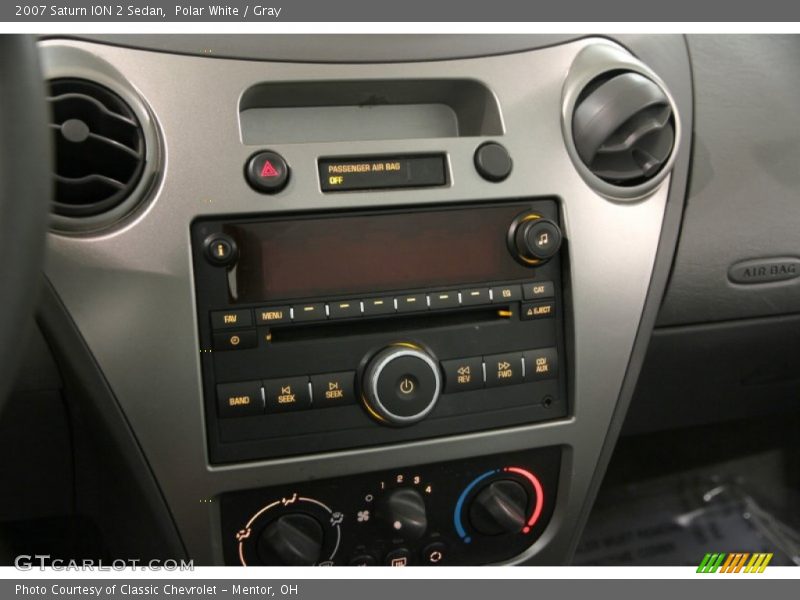 Polar White / Gray 2007 Saturn ION 2 Sedan