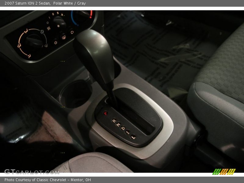 Polar White / Gray 2007 Saturn ION 2 Sedan
