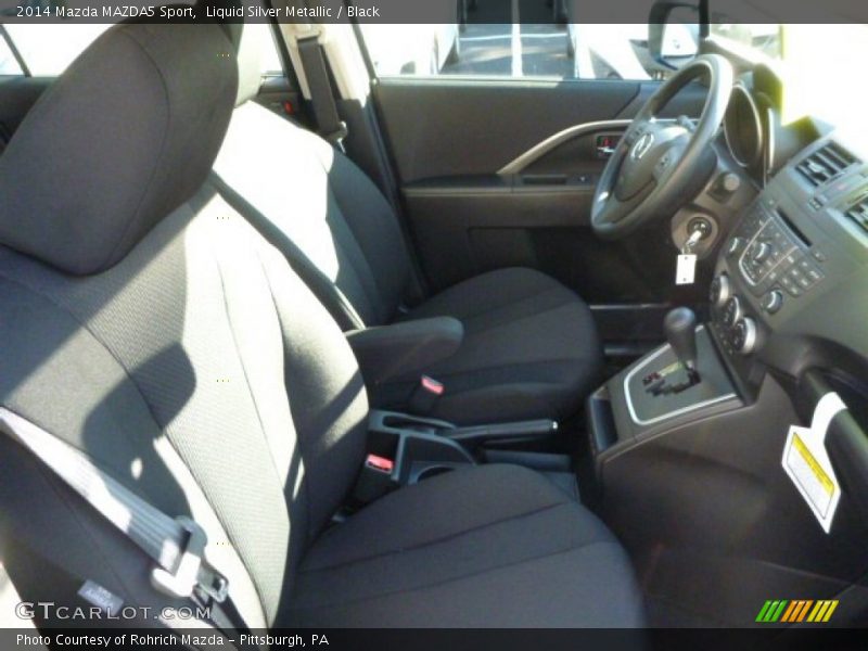Liquid Silver Metallic / Black 2014 Mazda MAZDA5 Sport