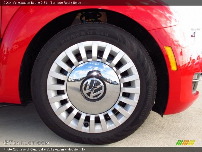 Tornado Red / Beige 2014 Volkswagen Beetle 2.5L